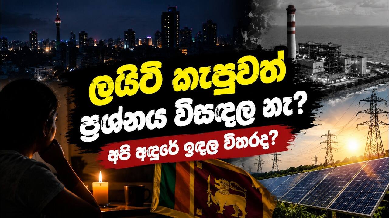ලයිට් කැපුවත් ප්‍රශ්නය විසඳලා නෑ? අපි අඳුරේ ඉඳලා විතරද? | RealPolitik